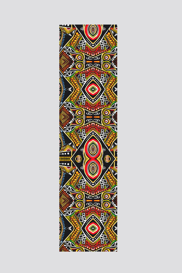 Multicolored Ethnic African Figured Runner 40x140cm