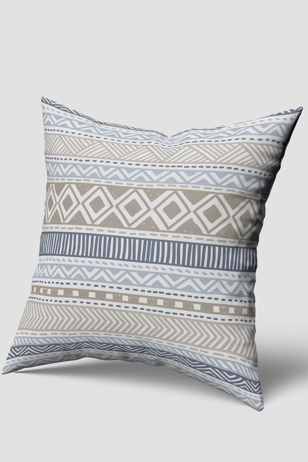 Bohem Geometrik Motif Desenli Kırlent Kılıfı