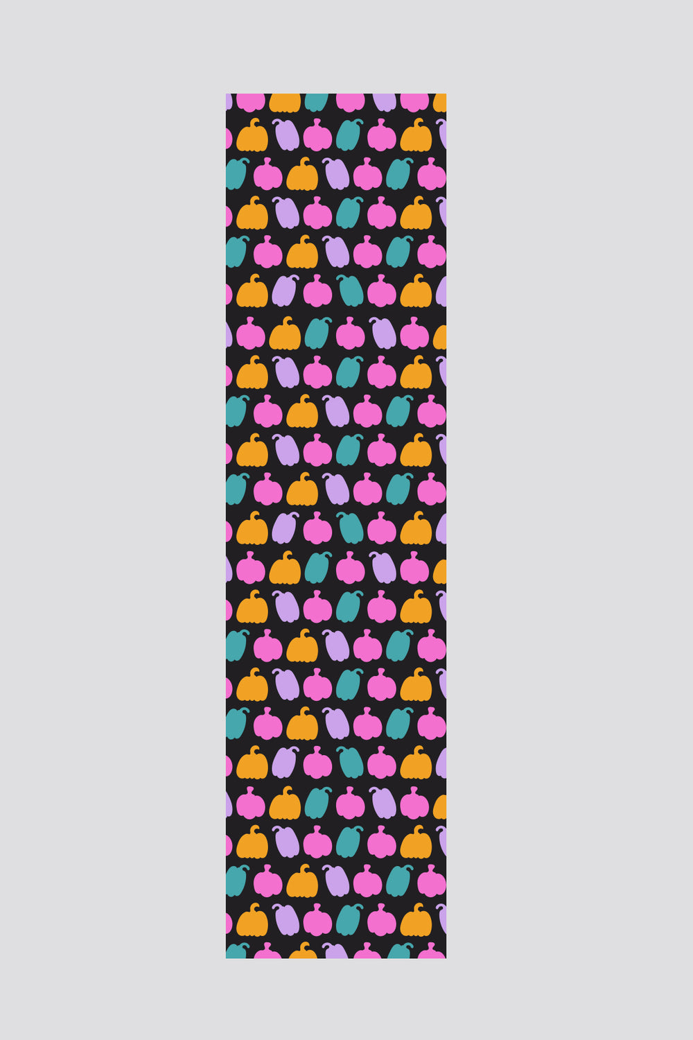 Çok Renkli Balkabağı Desenli Runner 40x140