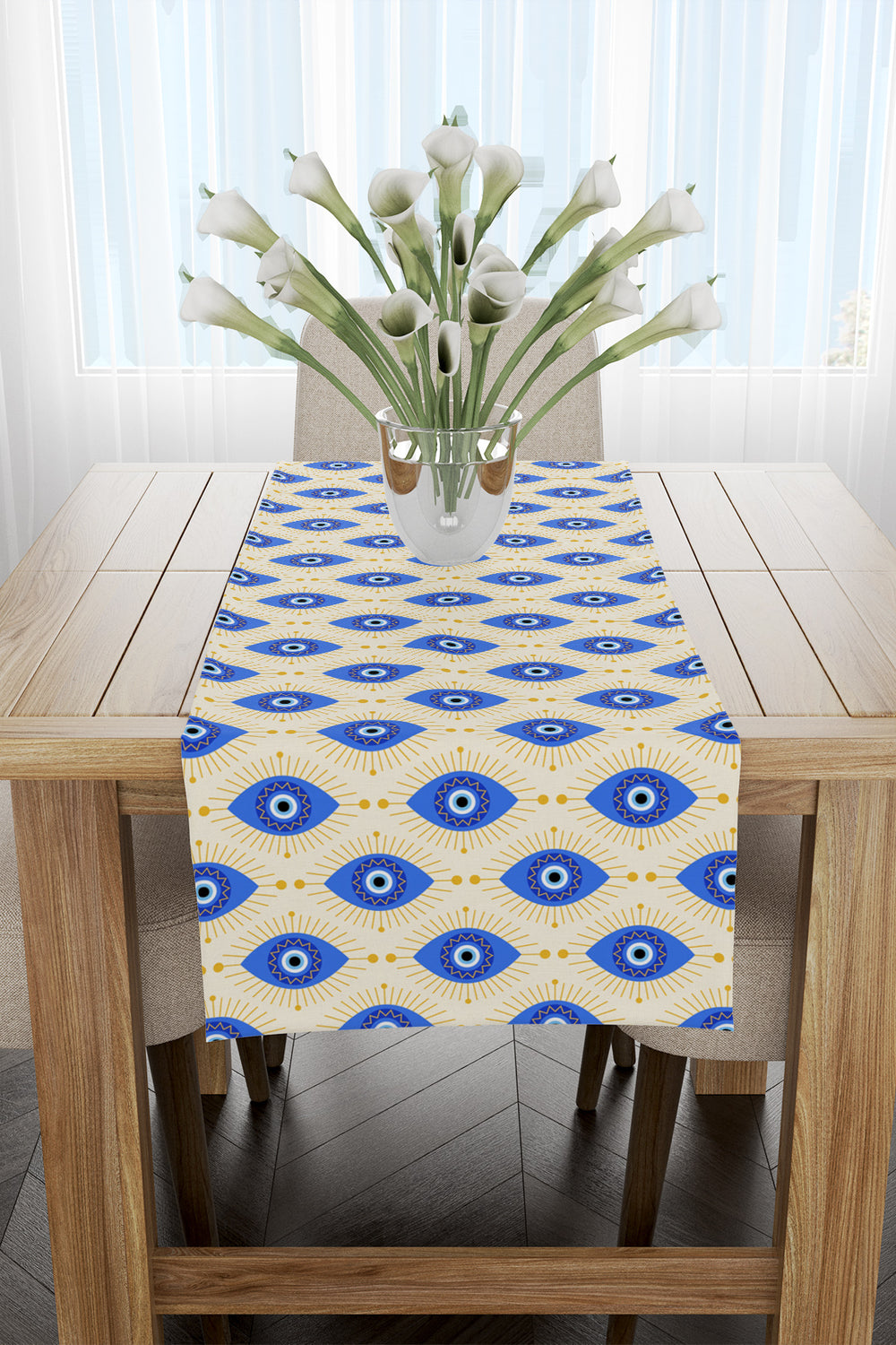 Nazar Boncuğu Desenli Runner 40X220