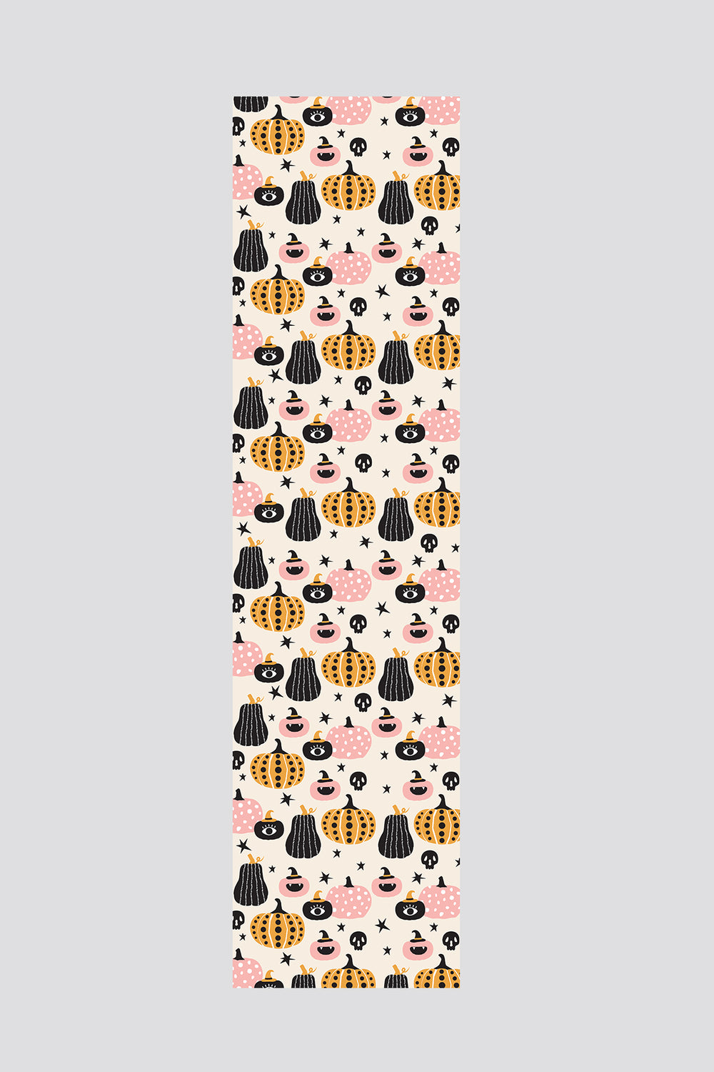 Halloween Balkabağı ve İskelet Kafası Cadılar Bayramı Runner40x220