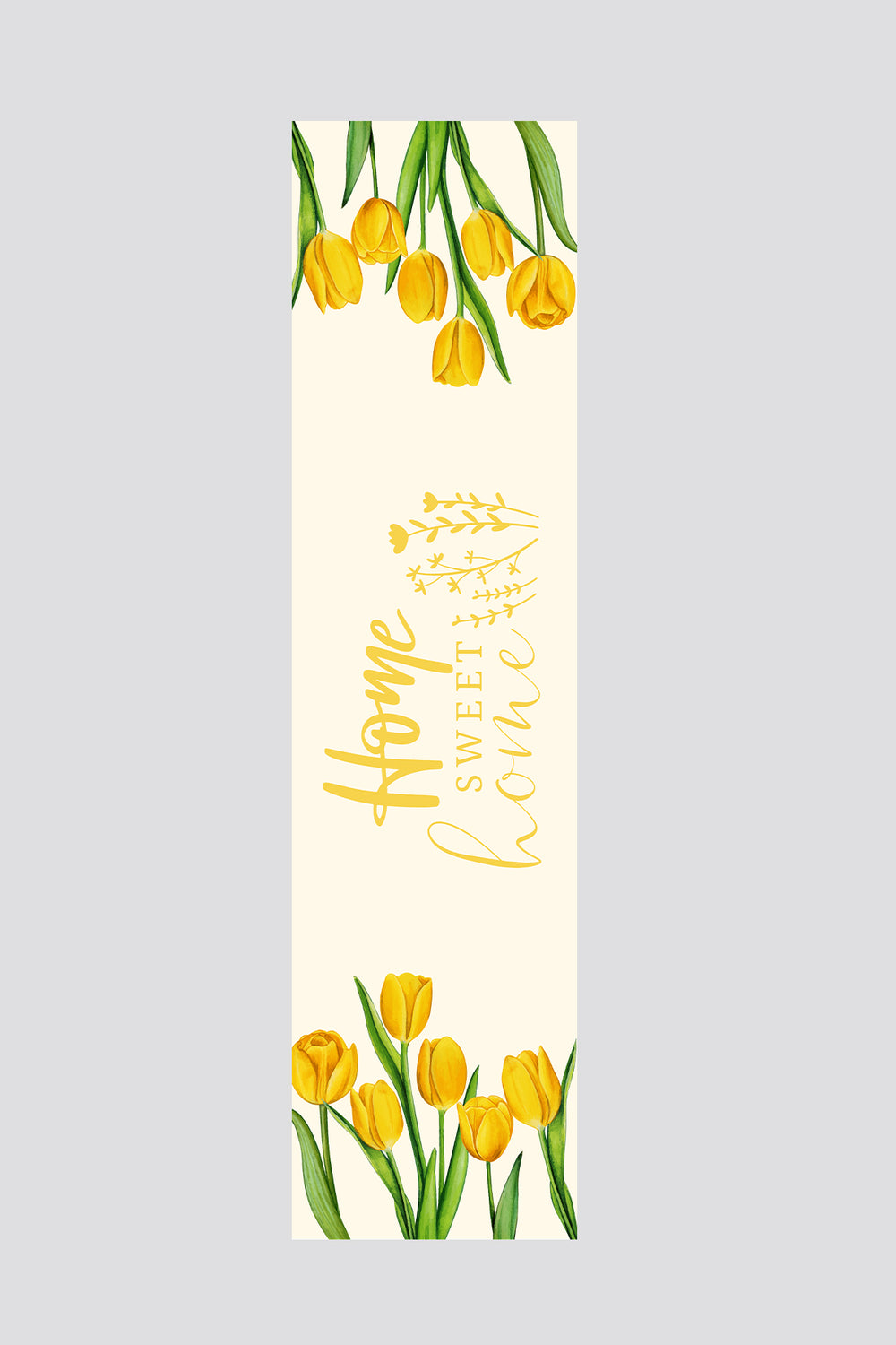 Lale Desenli Home Sweet Home Runner 40x140