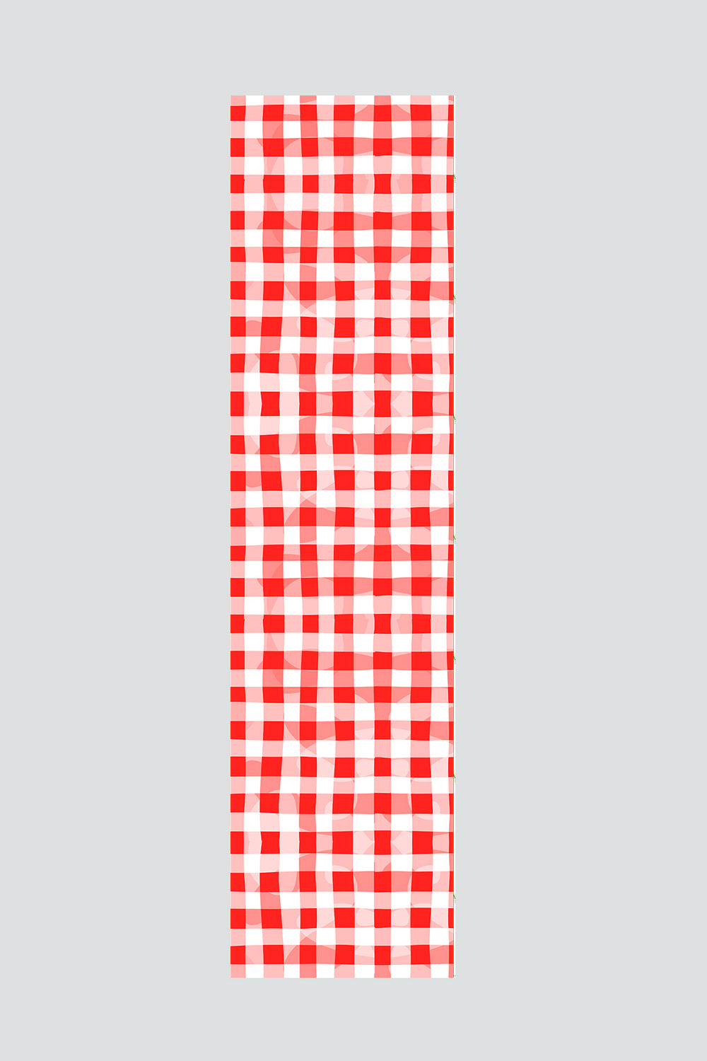 Kırmızı Beyaz Kareli Runner 40x140