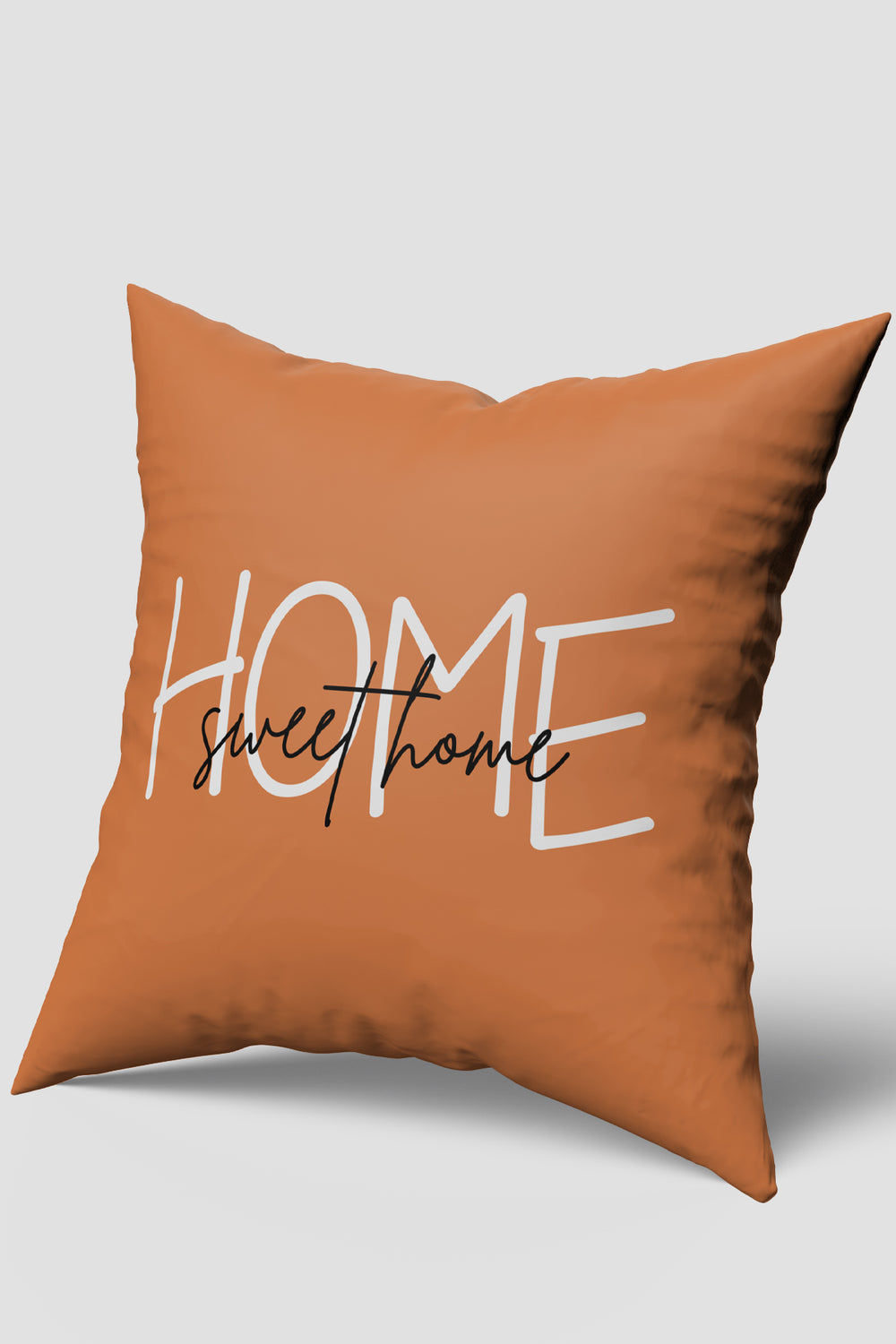 Sonbahar Temalı Home Sweet Home Yazılı Kırlent Kılıfı