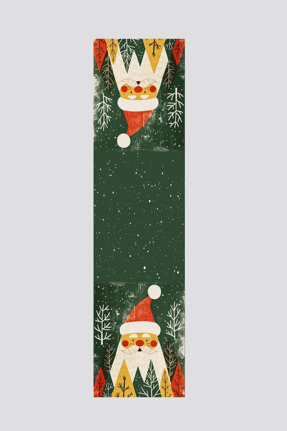 Yeşil Noel Temalı Yılbaşı Runner 40x140